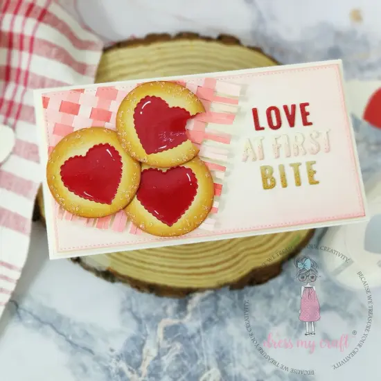 Dress My Craft Designer Punch-Scalloped Heart 1.5" {3}