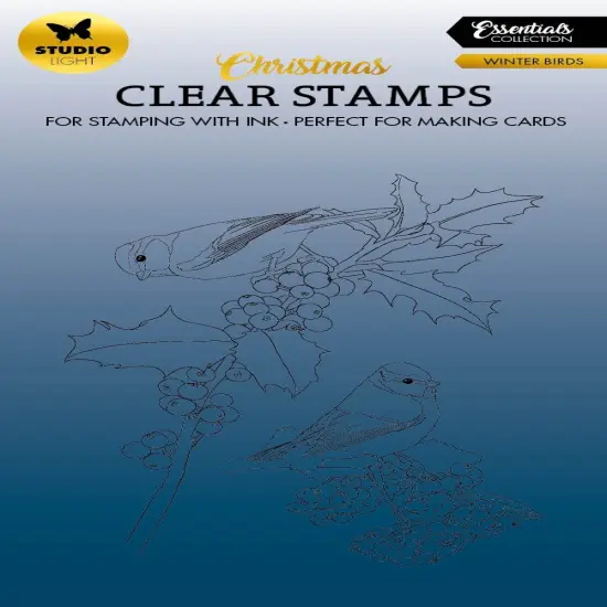 Studio Light Essentials Clear Stamp-Nr. 478, Winter Birds {1}