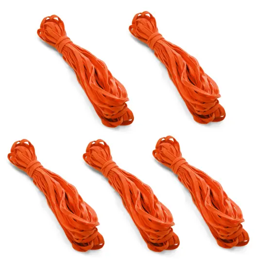 50 Yards of 1/4" Ultra Soft Knit Elastic Band Orange {1}