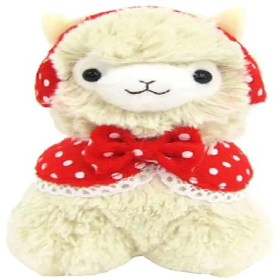 Alpaca Llama 7&rdquo; Khaki Plush w/ Earmuffs {1}