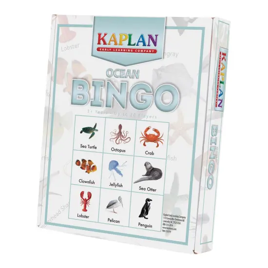 Kaplan Early Learning Company Kaplan Ocean Bingo Learning Game {4}