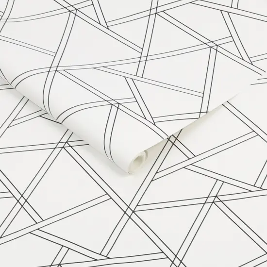 Transform White Geo Peel and Stick Wallpaper {3}