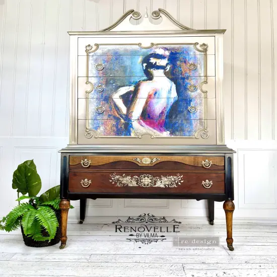 Redesign Decor Stamp - Royal Flourish 12"x12" (4 pcs) {4}