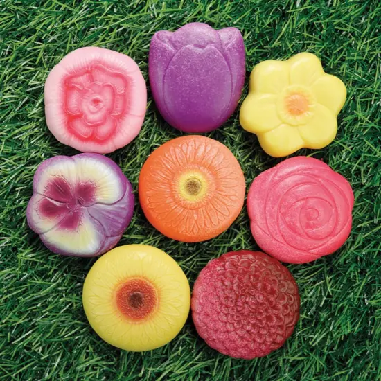 Yellow Door Sensory Play Stones: Flowers - 8 Pieces {6}