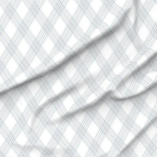 Various Fabrics by the Yard or Fat Quarter Diagonal Plaid Neutral Check Classic Scottish Large Scale Farmhouse Custom Printed Fabric by Spoonflower {6}