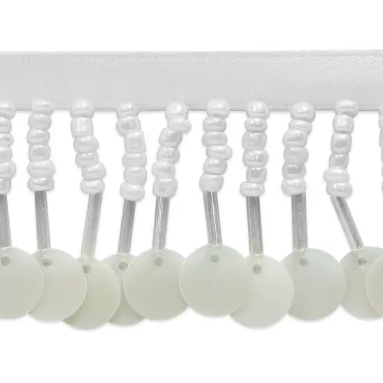 Lorraine 1-1/2" Beaded and Sequined Fringe Trim {1}
