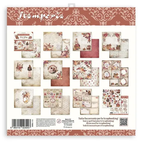 Stamperia Double-Sided Paper Pad 12"X12" 10/Pkg-Our Way, 10 Designs/1 Each {2}