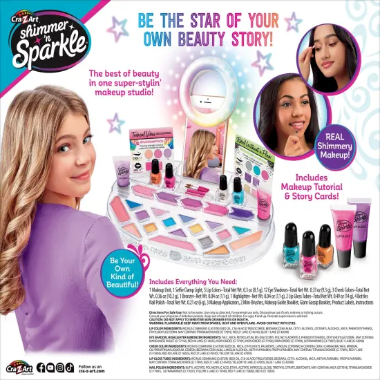 Cra-Z-Art Shimmer 'N Sparkle Light Up Beauty Studio {3}