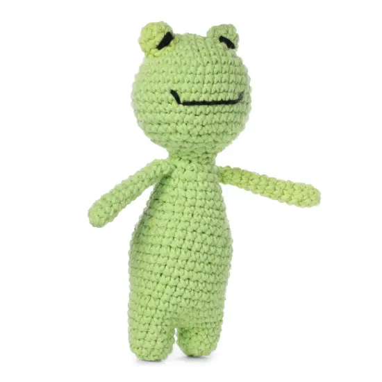 Red Heart Amigurumi Kit-Trevor The Frog {4}