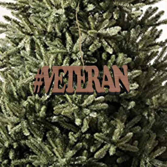 Cedar #Veteran - Cedar Ornament {3}