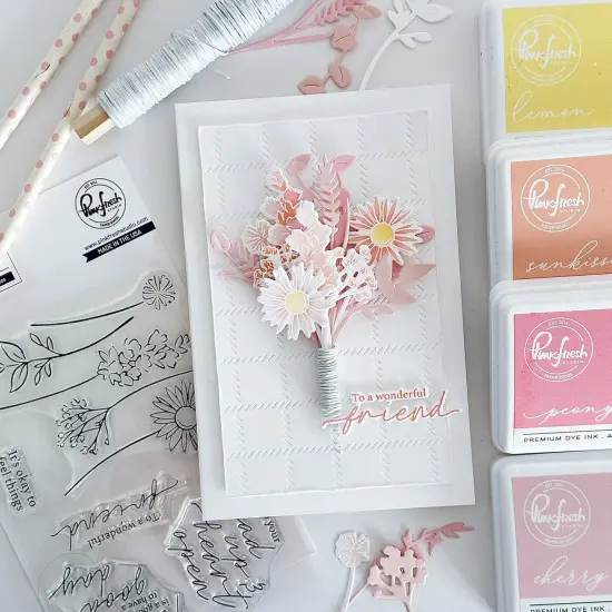 Pinkfresh Studio Die Set-Wildflower Bouquet {4}