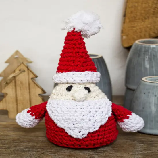 Hoooked Amigurumi DIY Kit W/Eco Barbante Yarn-Santa Claus {7}