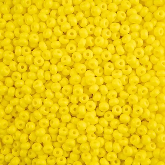 John Bead 6/0 Terra Intensive Matte Czech Glass Seed Beads, 500g Yellow {1}