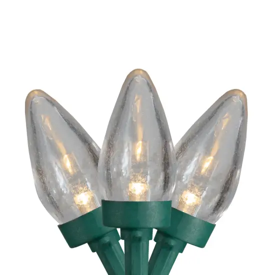 Northlight LED C7 Christmas Lights - Warm White - 20.25' Green Wire - 50ct Clear {1}