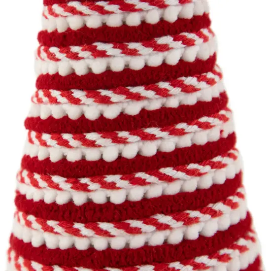 Northlight Candy Cane Swirled Christmas Cone Tree - 10.5" - Red and White {6}