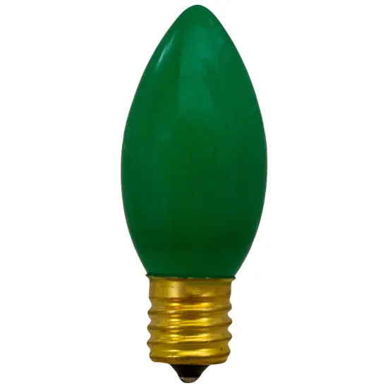 Northlight C9 Opaque Christmas Replacement Bulbs - Green - 4ct {3}