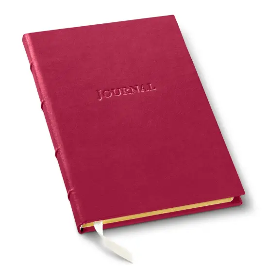 Hardcover Desk Journal by Gallery Leather - 8"x5.5" Acadia Burgundy {3}