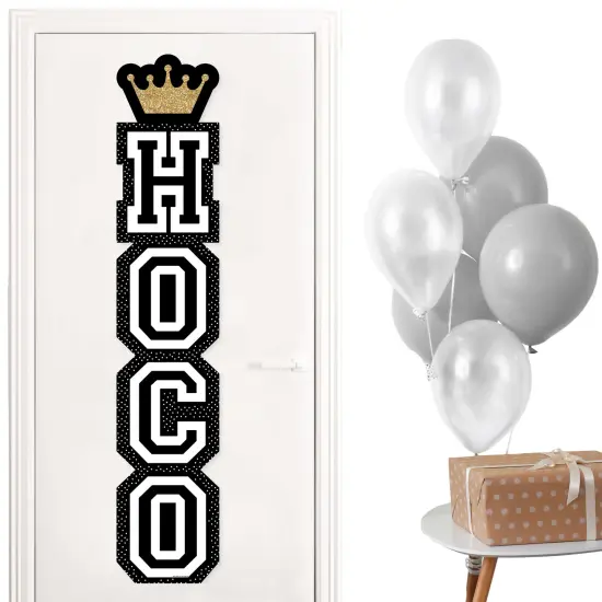 Big Dot of Happiness HOCO Dance - Homecoming Vertical Decoration - Shaped Banner {1}