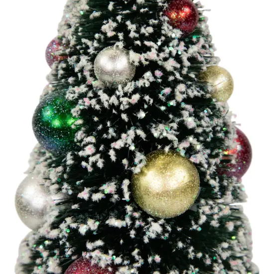 Northlight 9&rdquo; Green Frosted Sisal Pine Artificial Christmas Tabletop Tree {7}