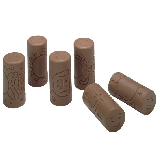 Kaplan Early Learning Company Emotions Dough Rollers & Tactile Emotion Stones {5}