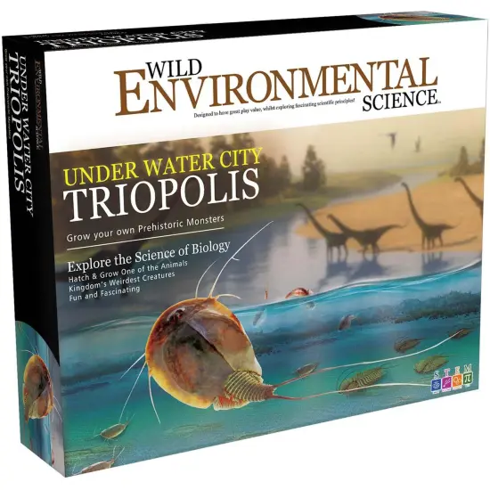 Under Water City Triopolis - Science Kit for Ages 8+ - Hatch Triassic Dinosaur Living Fossils - Eggs and Tank Included {4}