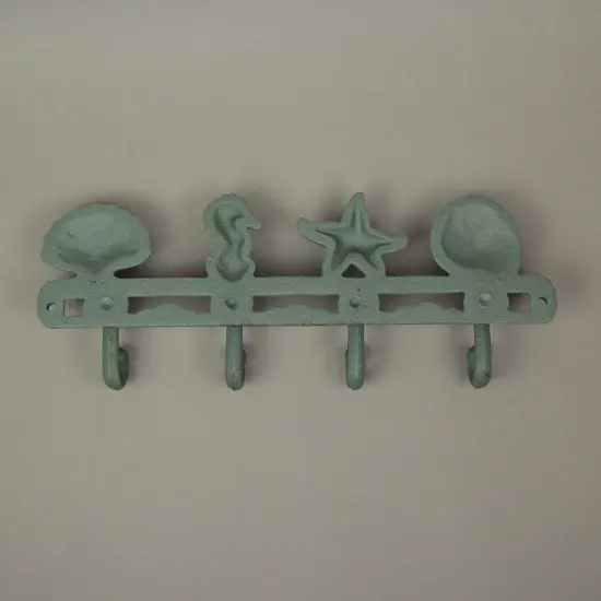 Cast Iron Starfish Seahorse Sea Life Wall Hook Decorative Towel Coat Rack Decor {4}
