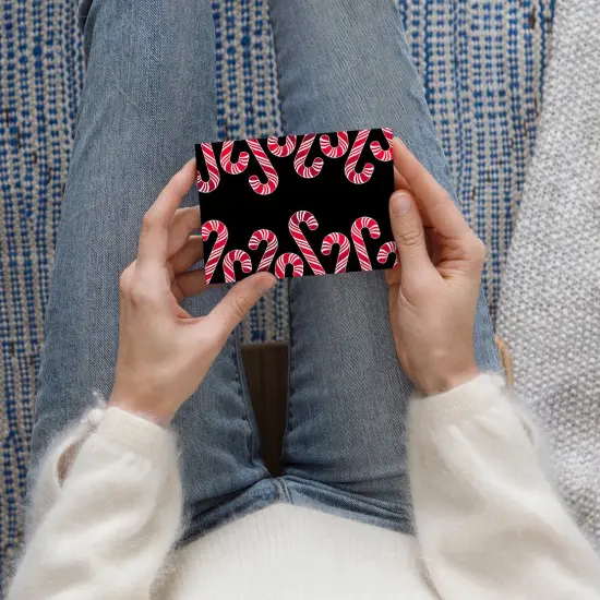 Great Papers! Note Card, Candy Cane with Red Foil, 4.875" x 3.375"(folded), 50 cards/red envelopes {5}