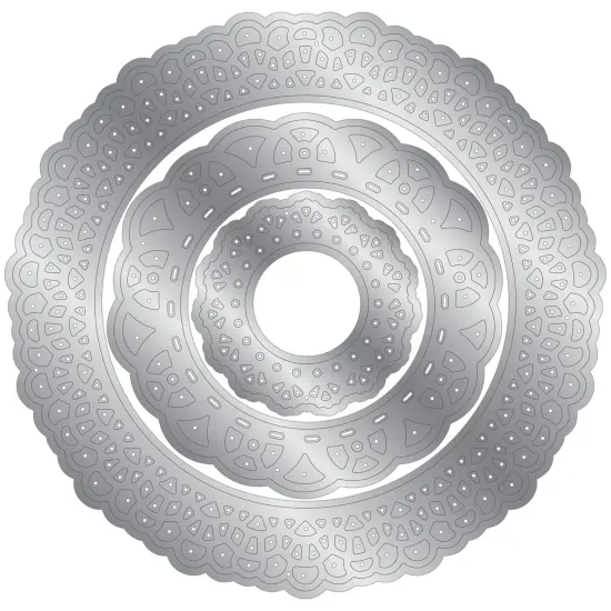 Gemini Elements Metal Dies-Delicate Doily Frames {2}