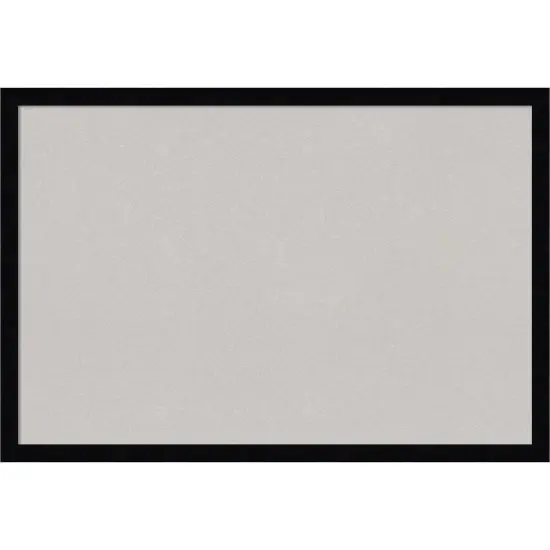 Svelte Wood Framed Corkboard, Grey Cork Svelte Noir Black {7}
