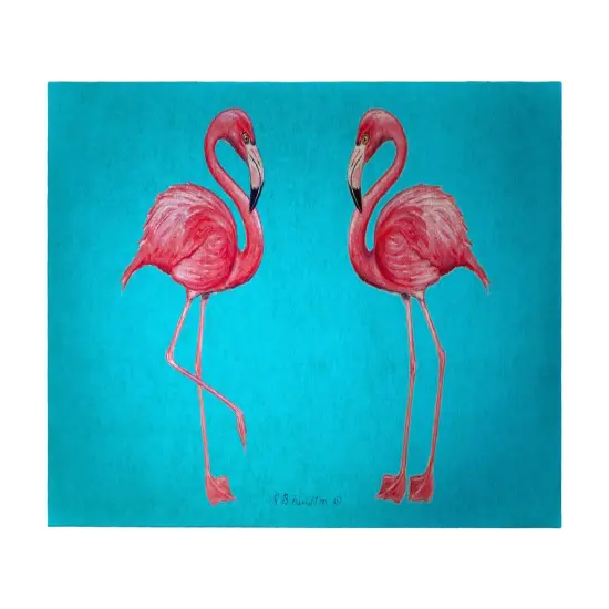 Betsy Drake Pink Flamingo 30 Inch By 50 Inch Comfort Floor Mat {1}