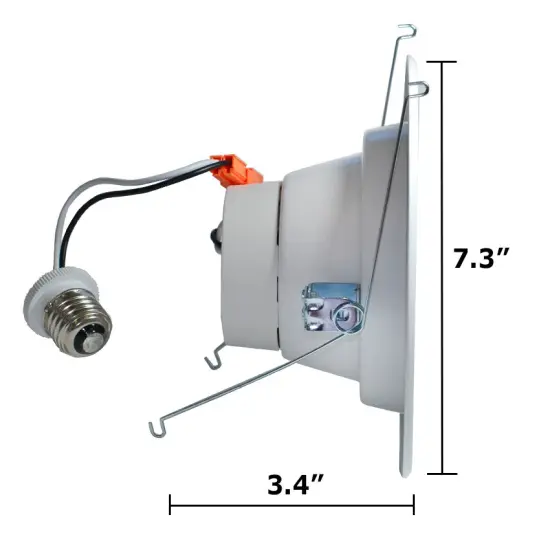 High Quality 5-6 inch Recessed LED 15W Soft White Retrofit Downlight Kit - 100w equiv. {3}