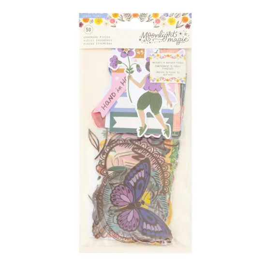 Crate Paper Moonlight Magic Ephemera Die-Cuts 50/Pkg-Journaling, Acetate {1}