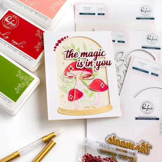 Pinkfresh Studio Hot Foil Plate & Die Set-The Magic Is In You {3}