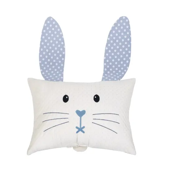 Boy Easter Bunny w/ Flap Ears Decorative Accent Pillow, 13" x 18" {1}