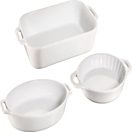 STAUB Ceramic 3-pc Mixed Baking Dish Set {3}