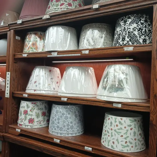 Aladdin Parchment Oil Lamp Shade, 14 inch Base Fitter {2}