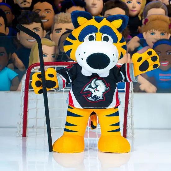 Bleacher Creatures Buffalo Sabres Sabretooth 10" Mascot Plush Figure (Black Goat Head Uniform) {6}