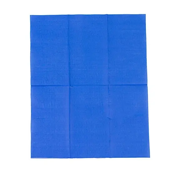 50 Plain Soft 2 Ply Dinner Table Cocktail Paper NAPKINS Royal blue {1}