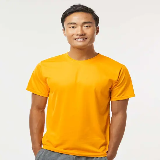 Augusta Sportswear&reg; Nexgen Wicking Classic Crew Neck Short Sleeve T-Shirt Gold {1}