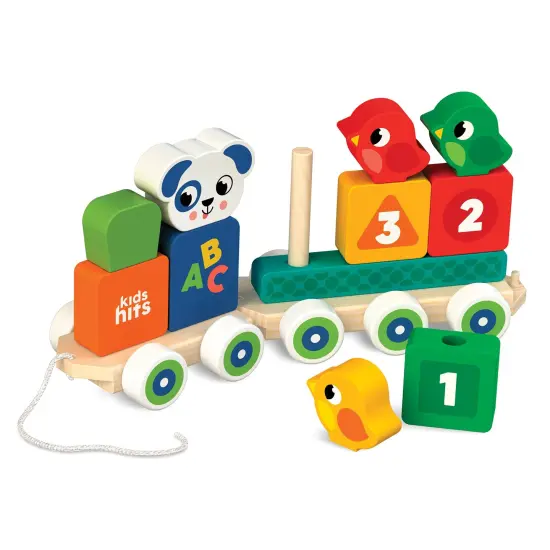 Kids Hits Wooden Stack and Go Train: All Aboard the Fun Learning Journey! {1}