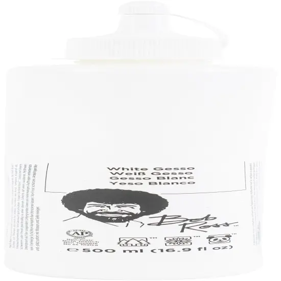 Bob Ross Gesso 500ml-White {1}