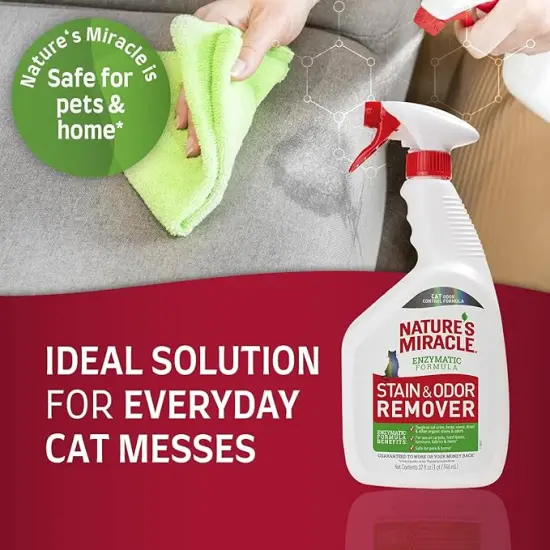 Nature's Miracle&reg; - Stain and Odor Remover, Spot Stain and Pet Odor Eliminator, Enzymatic Formula, 32 Ounce Spray {3}