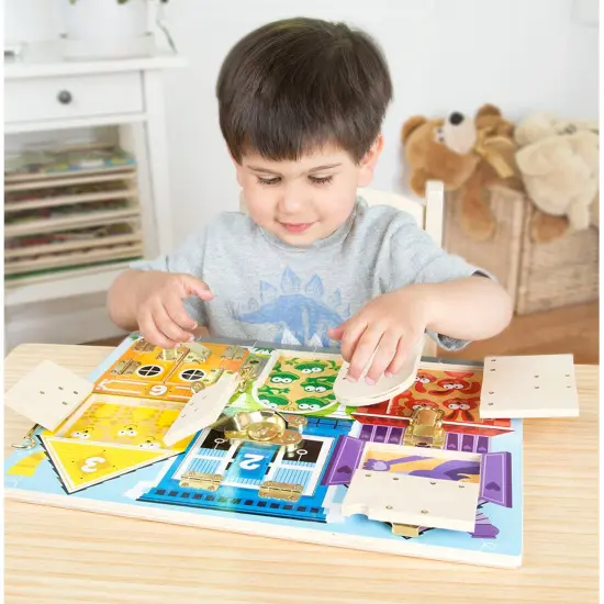Latches Wooden Learning Board {2}