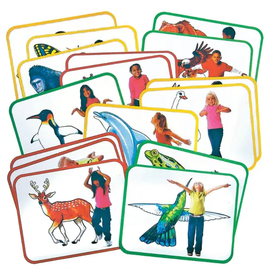 Body Poetry: Animal Action Cards, Pack of 16 {1}