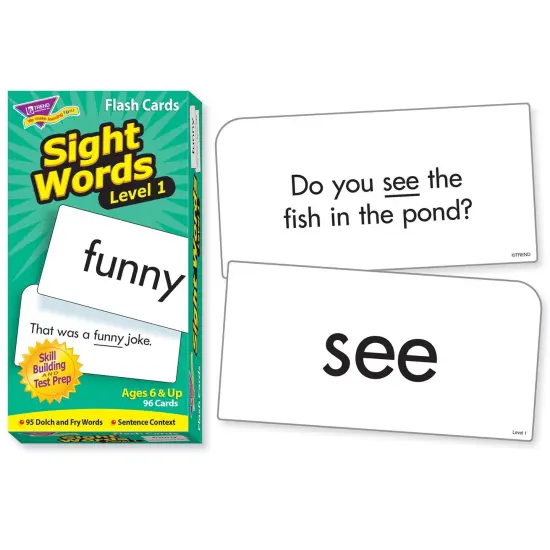 Sight Words &ndash; Level 1 Skill Drill Flash Cards, 3 Packs {3}