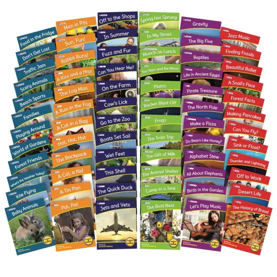 Letters & Sounds Non-Fiction Decodables Boxed Set, Set 2 {3}