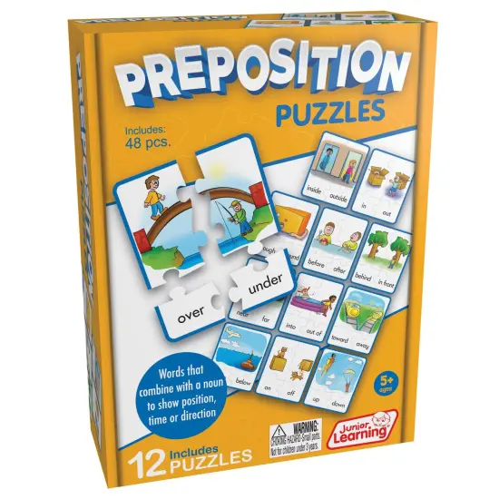 Preposition Puzzles, 12 Per Set, 3 Sets {2}