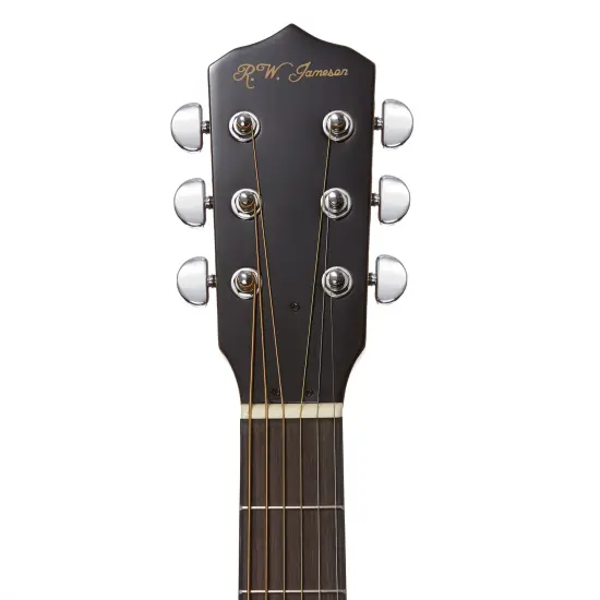 Jameson Guitars 6-String Banjo Guitar with Closed Back Resonator and 24 Brackets {4}