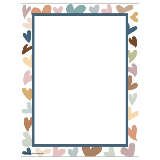 Everyone is Welcome Hearts Computer Paper, 50 Sheets Per Pack, 6 Packs {3}