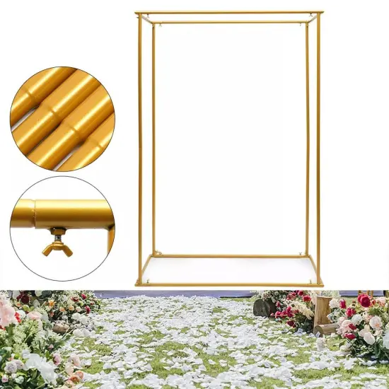 Rectangle Metal Wedding Arch Backdrop Frame Decor {2}